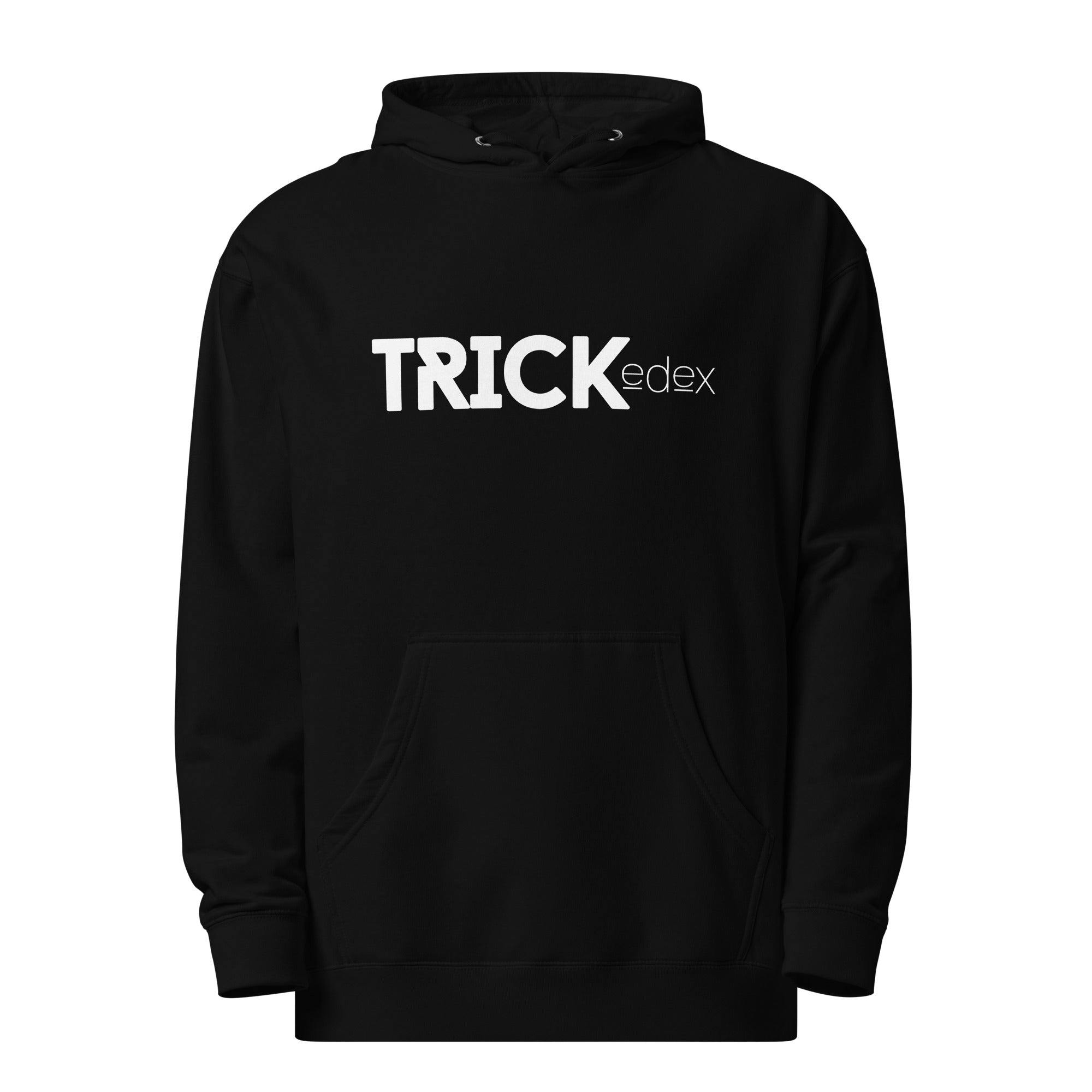 Trickedex Pixel Hoodie - unisex-midweight-hoodie-black-front-65d687571367b