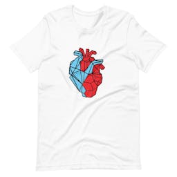 22 of Hearts - unisex-staple-t-shirt-white-front-65d69fb9e7698